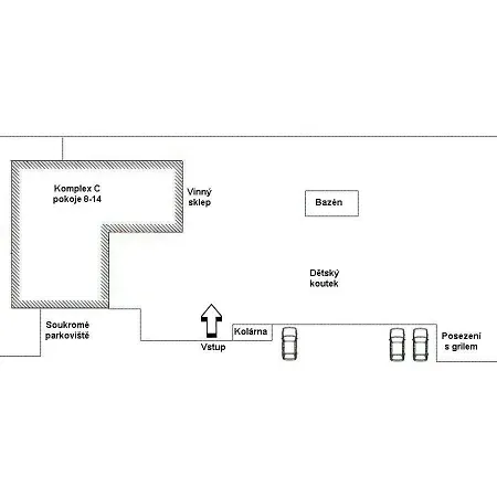 ゲストハウス U Jeraba - Komplex C